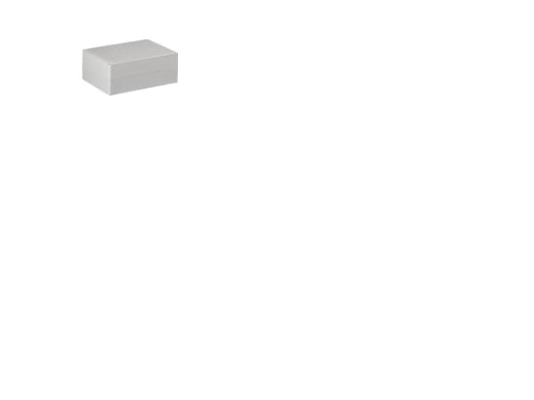 ENSTO Montageboks Cubo S polycarbonat BxHxD 175 x 250 x 100 mm grå RAL7035 med højt grå låg IP66/67 uden udslagsblanketter