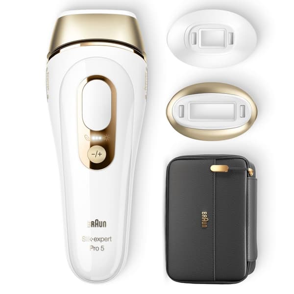 Braun Silk-expert Pro Silk·expert Pro 5 PL5140 Intensivt pulserat ljus (IPL) Guld, Vit