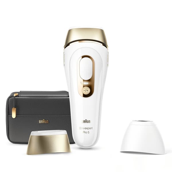 Braun Silk-expert Pro Silk·expert Pro 5 PL5140 Intensivt pulserat ljus (IPL) Guld, Vit