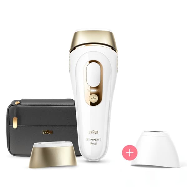 Braun Silk-expert Pro Silk·expert Pro 5 PL5140 Intensivt pulserat ljus (IPL) Guld, Vit