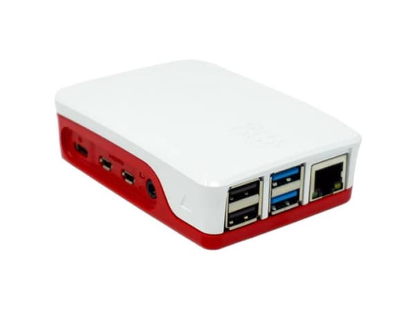 Raspberry Pi - Fodral - ABS-plast - röd/vit