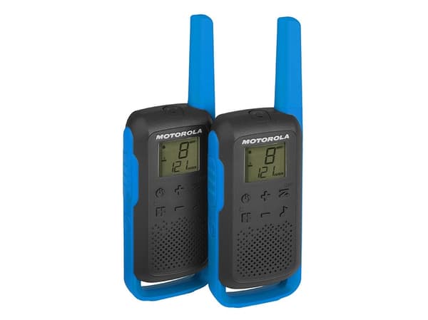 Motorola TALKABOUT T62, Ammattikäytön radiopuhelin (PMR), 16 kanavaa, 12500 MHz, 8000 m, LCD, Micro-USB