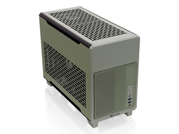 Thermaltake TR100, Mini Tower, PC, Grön, Mini-ITX, SPCC, Stål, Hem / Kontor