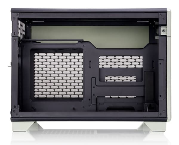 Thermaltake TR100, Mini Tower, PC, Grön, Mini-ITX, SPCC, Stål, Hem / Kontor
