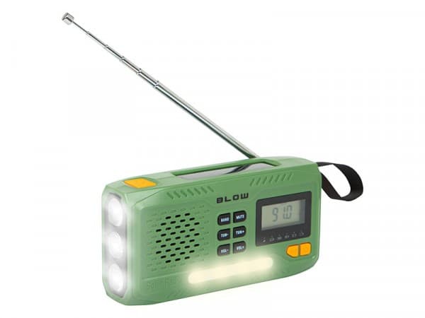 Bærbar analog AM/FM-radio BLOW RA13 solar