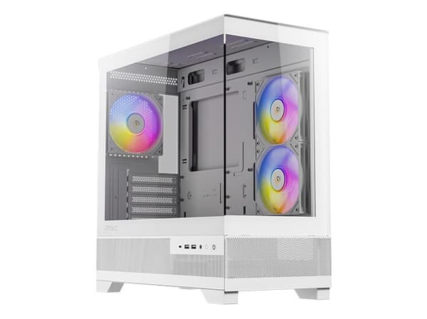 Antec CX500m ARGB - - genomskinlig sidopanel - ingen strömförsörjning - USB/ljud