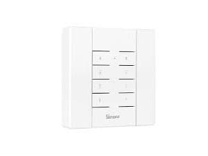 Sonoff RM433, Smarthjemmeenhet, RF kabel-fri, Trykknapper, Hvit Hvit