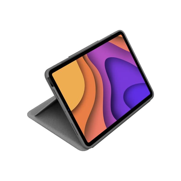 Logitech Folio Touch QWERTZ schweizisk Smart Connector Grå