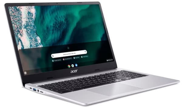 Acer Chromebook CB315-4HT-C1UZ Intel® Celeron® N4500 39,6 cm (15.6") Full HD 8 GB LPDDR4x-SDRAM 128 GB SSD Wi-Fi 6 (802.11ax) ChromeOS Silver