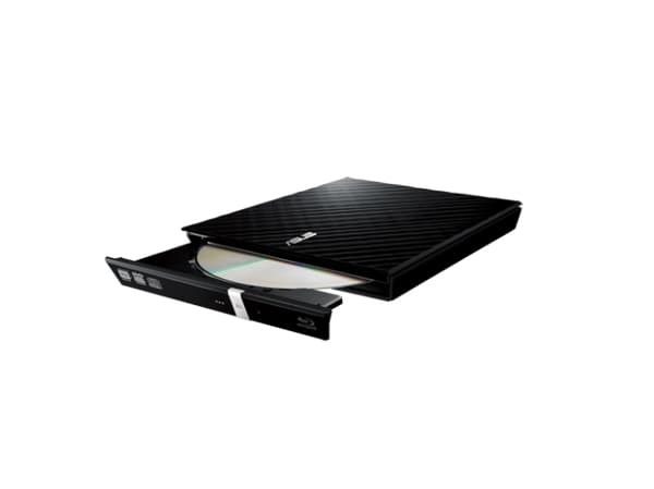 ASUS SDRW-08D2S-U LITE - Juodas - Tray - Vertical/Horizontal - DVD±R/RW - USB 2.0 - 1 MB