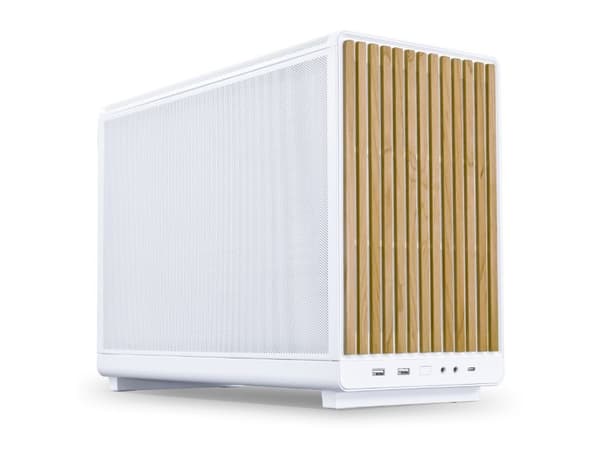 Lian Li DAN Cases A3-mATX Wood Edition PC-chassi Micro-ATX - bokvit (A3- MATX-WD WHITE)