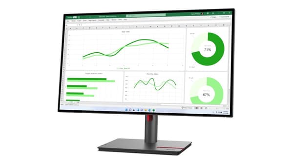 Lenovo ThinkVision P27q-30 LED display 68,6 cm (27") 2560 x 1440 pixlar Quad HD Svart