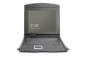 Miniatyrbilde 3 av 5: Digitus - KVM-konsoll med KVM-svitsj - 16 porter - Tysk - 19" - kan monteres i rack - 1920 x 1080 Full HD (1080p) @ 60 Hz - 1000:1 - RAL 9005, svart