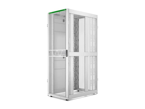 APC NetShelter SX Gen 2 - Räkkikaappi - 2258H x 800W x 1200D mm, sivuilla - gulvstående - hvid - 48U - 19"