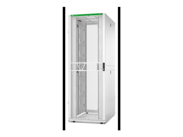 APC NetShelter SX Gen 2 - Räkkikaappi - 2258H x 800W x 1200D mm, sivuilla - gulvstående - hvid - 48U - 19"