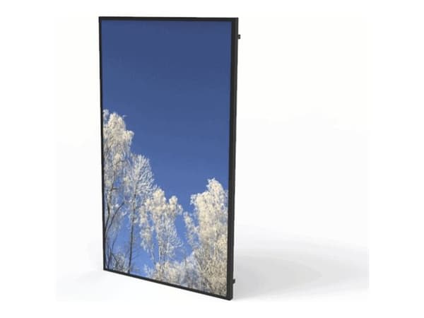 HI-ND - Monteringskomponent (frontdeksel) - for flatpanel - metall - svart - skjermstørrelse: 65" - kiosk