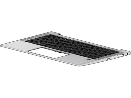 HP - Erstatningstastatur for bærbar PC - bakbelysning - Europa - med toppdeksel - for EliteBook 830 G7 Notebook, 830 G8 Notebook