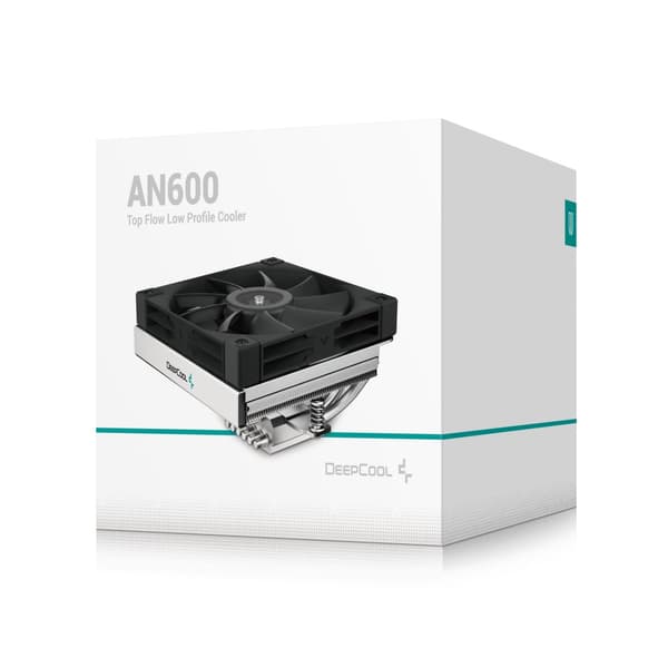 DeepCool AN600 Processor Luftkylare 12 cm Gjuten aluminium, Svart 1 styck