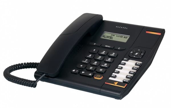 Ect Telephone Caller Id Black