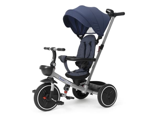 Chicco 4 in 1 Evolutive Smart Trike, Unisex, Upprätt, Barn, Uppblåsbara däck, Svart, Blå, Grå, Framåt
