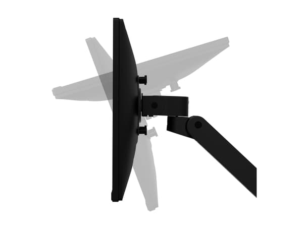 Ergotron LX Series 45-695-292, Clamp, 10 kg, 86.4 cm (34"), 100 x 100 mm, Height adjustment, Black
