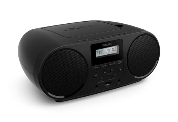 Philips TAZ6000/10, Black, Portable CD player