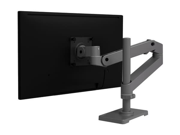 Ergotron LX Pro - Monteringssats (vridbar arm) - modulär - för LCD-display - with tall pole - mörkgrå - skärmstorlek: upp till 34 tum - disk-monterin