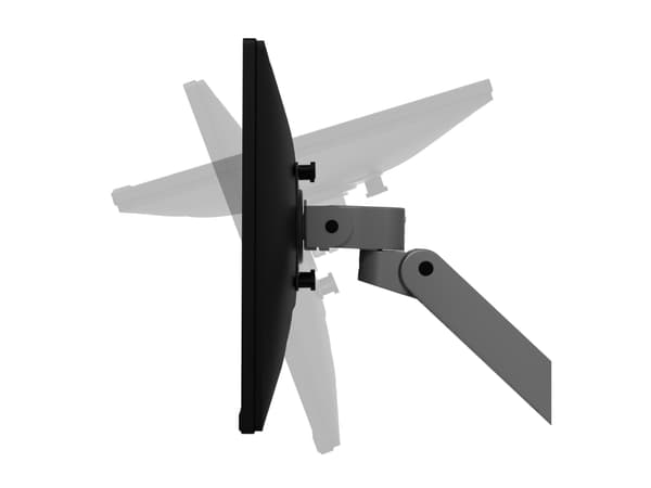 Ergotron LX Pro - Monteringssats (vridbar arm) - modulär - för LCD-display - with tall pole - mörkgrå - skärmstorlek: upp till 34 tum - disk-monterin