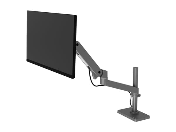 Ergotron LX Pro - Monteringssats (vridbar arm) - modulär - för LCD-display - with tall pole - mörkgrå - skärmstorlek: upp till 34 tum - disk-monterin