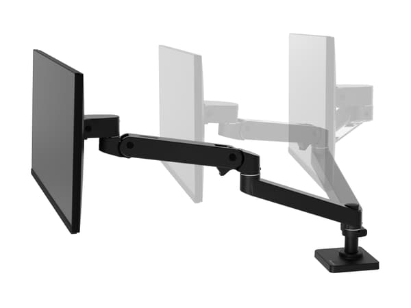 Ergotron LX Pro - Monteringssats (vridbar arm) - modulär - för LCD-display - svart - skärmstorlek: upp till 34 tum - disk-monteringsbar - för P/N: 45 Svart
