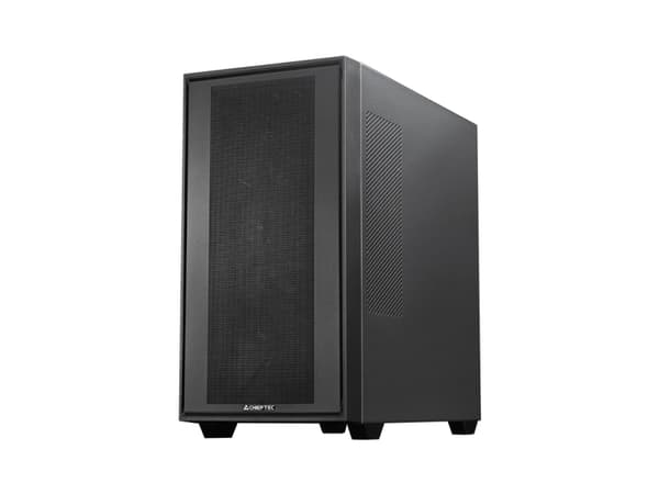 Chieftec Gamer Series Night Hunter - Tower gaming - utvidet ATX (E-ATX) - sidepanel med vindu (herdet glass) - ingen strømforsyning (ATX) - svart - U