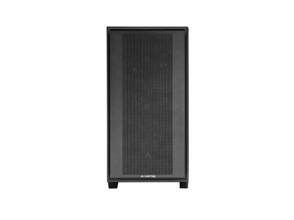 Chieftec Gamer Series Night Hunter - Tower gaming - utvidet ATX (E-ATX) - sidepanel med vindu (herdet glass) - ingen strømforsyning (ATX) - svart - U