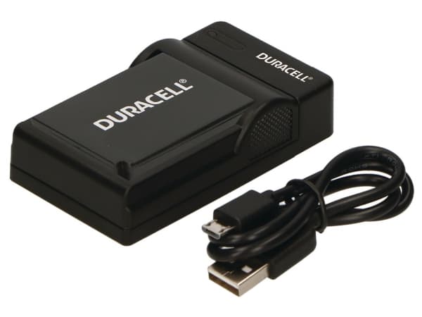 Duracell DRN5929, USB, Innendørs, Nikon EN-EL20, EN-EL22, EN-EL24, Sort, 5 V, 5 V
