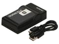 Pikkukuva 1 / 2: Duracell DRS5964, USB, Sony NP-BN1, Musta, Sisätilan akkulaturi, 5 V, 5 V
