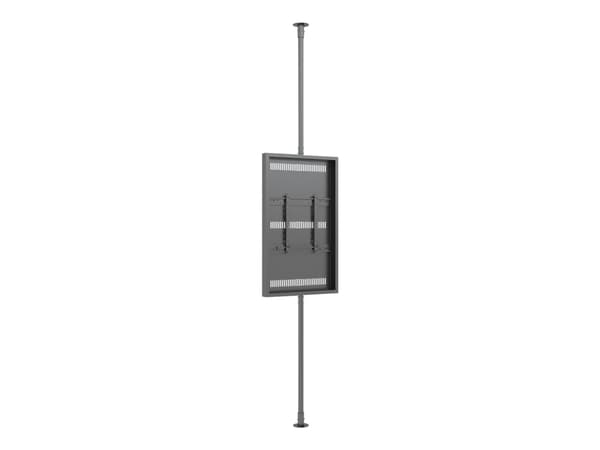 Multibrackets M Pro Series - Innhegning - lav profil - for digitalt skiltingspanel - medium - låsbar - stål - svart - skjermstørrelse: 55" - kan mont