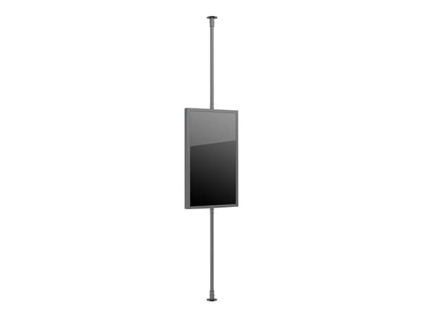 Multibrackets M Pro Series - Innhegning - lav profil - for digitalt skiltingspanel - medium - låsbar - stål - svart - skjermstørrelse: 55" - kan mont