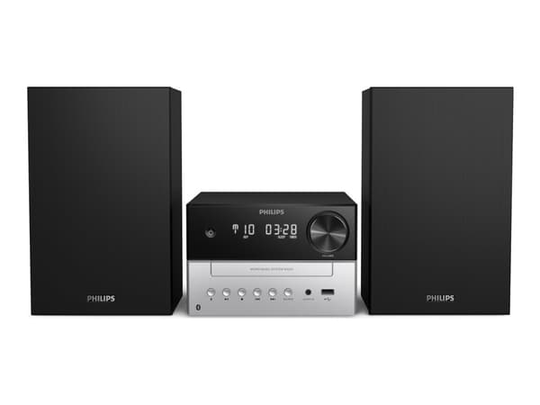 Muzikinis centras Philips TAM3205MKII/12 mikrojärjestelmä, musta / hopea