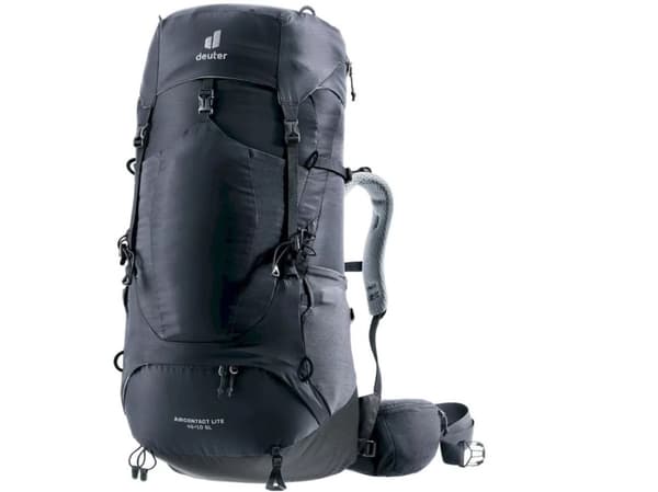 Deuter Aircontact Lite 45 + 10 SL tursekk i svart grafitt
