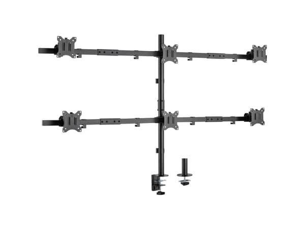 InLine 23108I, klemme/strømpe, 43,2 cm (17"), 81,3 cm (32"), 100 x 100 mm, høydejustering, svart