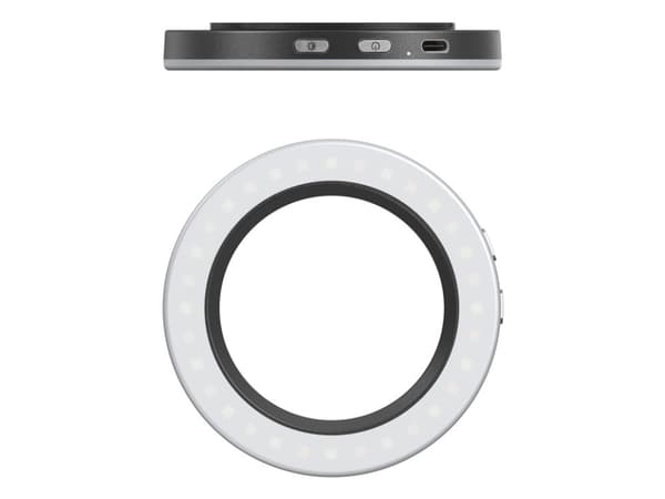 SmallRig 4873, Selfie-lampa, Svart, Vit, Akrylnitrilbutadienstyren (ABS), Gjuten aluminium, Polykarbonat, Universal, Batteri, Inbyggt batteri