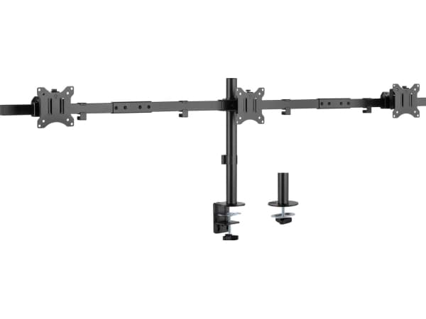 InLine 23108G, klemme/strømpe, 43,2 cm (17"), 81,3 cm (32"), 100 x 100 mm, Høydejustering, svart