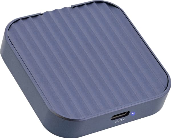 InLine® Clip Case - Magnetisk USB-C-kabinett for SATA III og NVMe M.2 SSD-er Grå