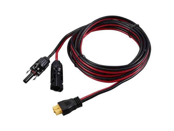 TRU COMPONENTS TC-12195652 MC4 aurinkoliitin XT60-liittimessä 300 V 20 A Musta, punainen 1 kpl