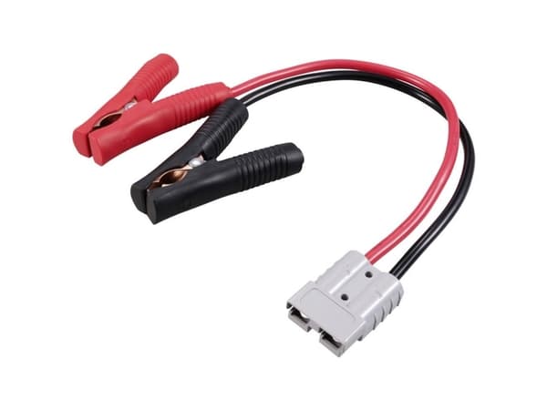 TRU COMPONENTS TC-12195684 Suurvirtainen akkuliitin akun napaan 600 V 50 A Musta, punainen 1 kpl