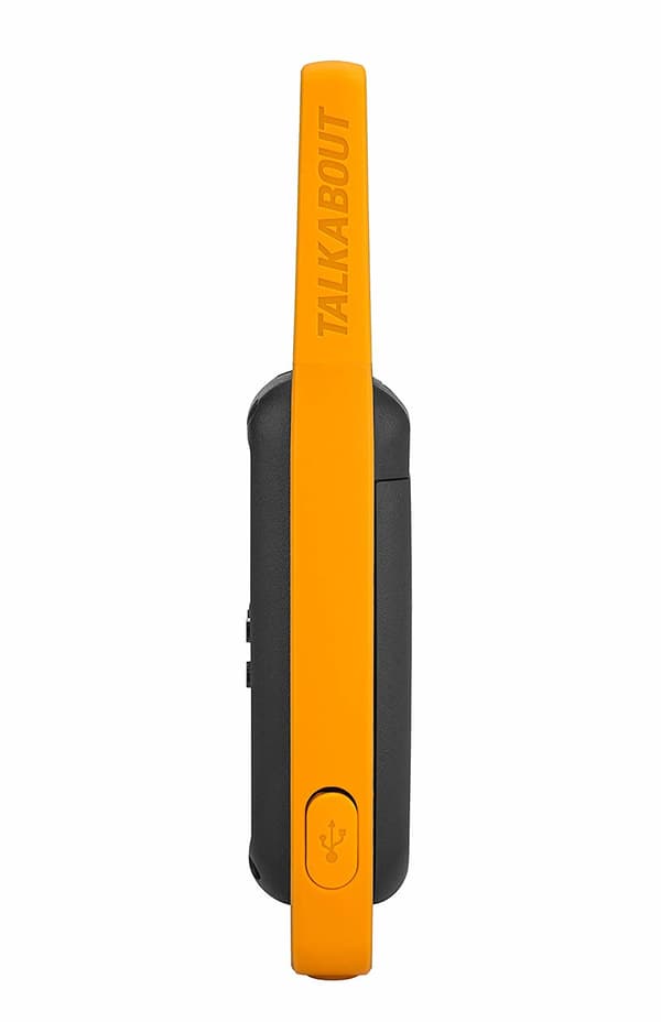 Motorola Talkabout T82 Extreme Quad Pack tvåvägsradio 16 kanaler Svart, Orange