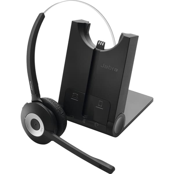 Jabra 925-15-508-201 hörlur och headset Trådlös Hals-band, Öronkrok, Huvudband Kontor/callcenter Bluetooth Svart