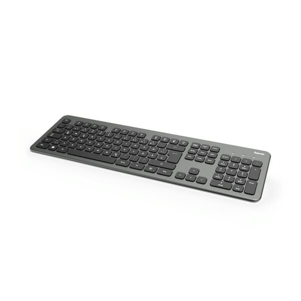 Hama KMW-700 tangentbord Mus inkluderad Hem RF Trådlös QWERTZ tyska Antracit, Svart