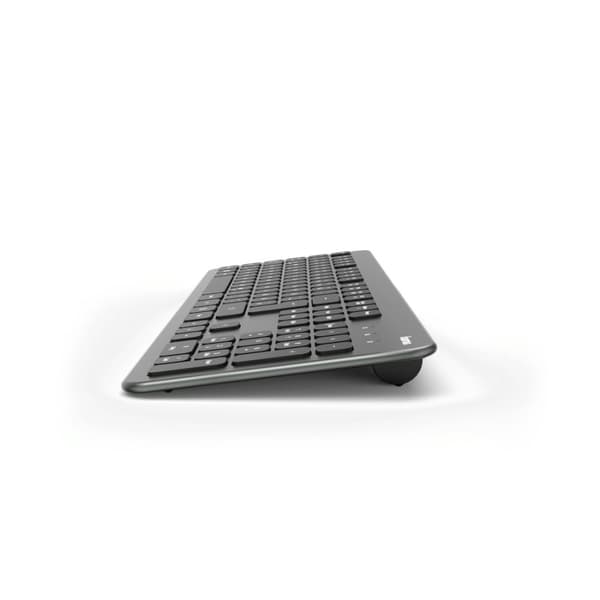 Hama KMW-700 tangentbord Mus inkluderad Hem RF Trådlös QWERTZ tyska Antracit, Svart