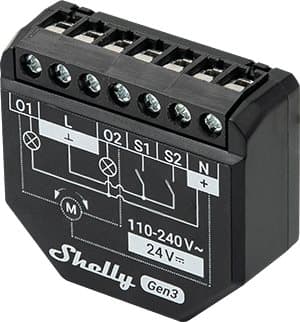 Shelly - 2PM Gen3 - WiFi relay, 2 channels