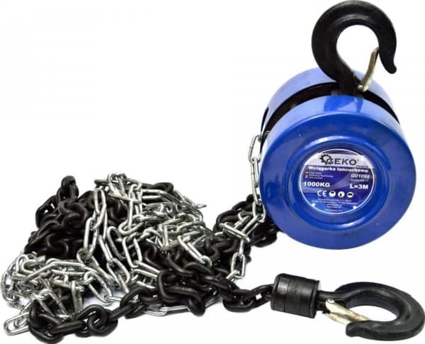 Geko KJEDEVINSJ GEKO PREMIUM 1T X 3M /STÅL/(1) G01095 GEKO